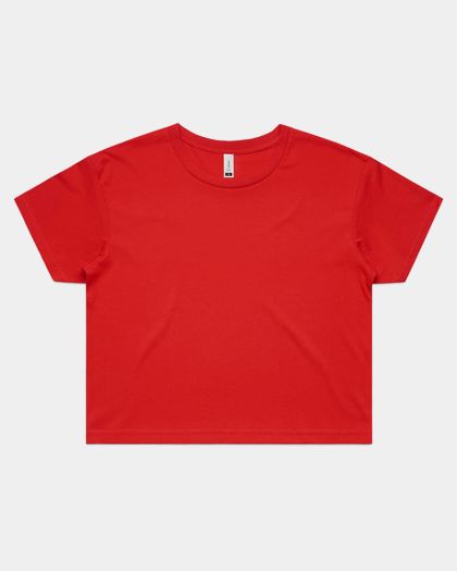 AS Colour 4062 Women's Crop Tee - Red