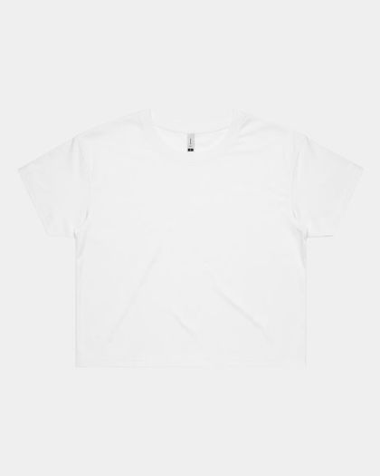 AS Colour 4062 Women's Crop Tee - White