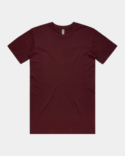 AS Colour 5001 Staple Tee - Burgundy