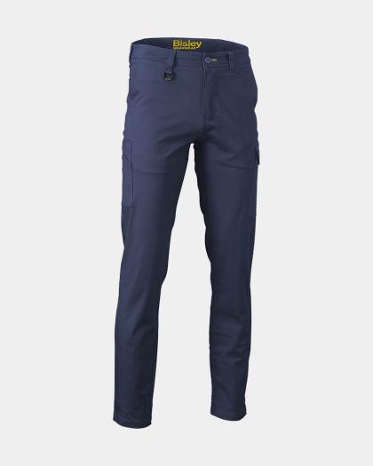Bisley Stretch Cotton Drill Cargo Pant - Navy