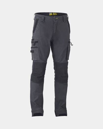 Bisley Flx & Move™ Stretch Utility Zip Cargo Pant - Charcoal