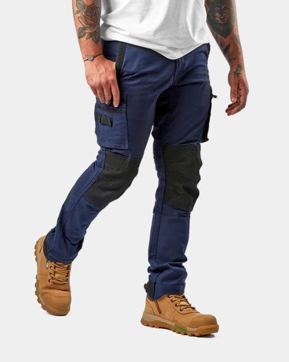 Bisley Flx & Move™ Stretch Utility Zip Cargo Pant - Navy