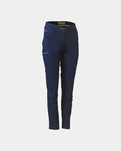 Bisley Women's Stretch Cotton Pants - Navy