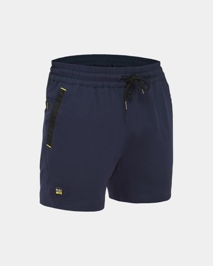 Bisley Flx & Move™ 4-Way Stretch Elastic Waist Short - Navy