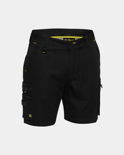 Bisley Flx & Move™ Stretch Denim Short - Black