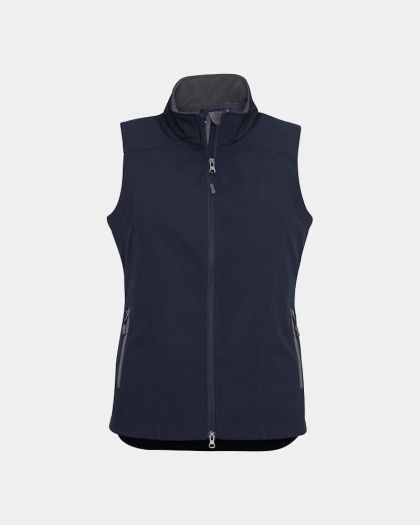 Biz Collection Women's Geneva Vest - Navy/Graphite