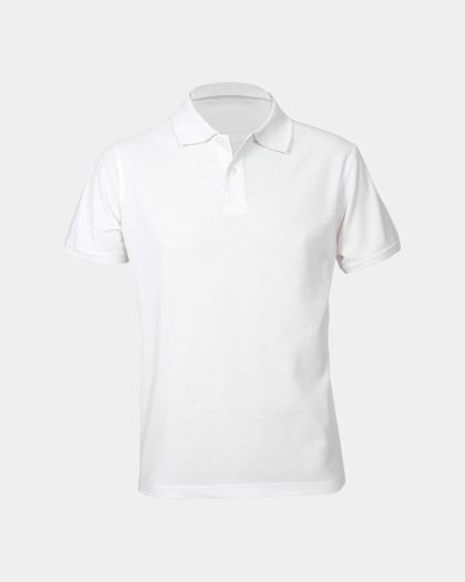 Biz Collection Neon Polo - White