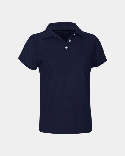Biz Collection Women's Neon Polo - Navy