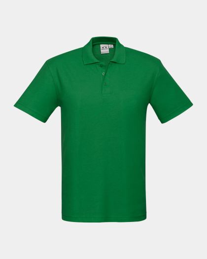 Biz Collection Crew Polo - Kelly Green