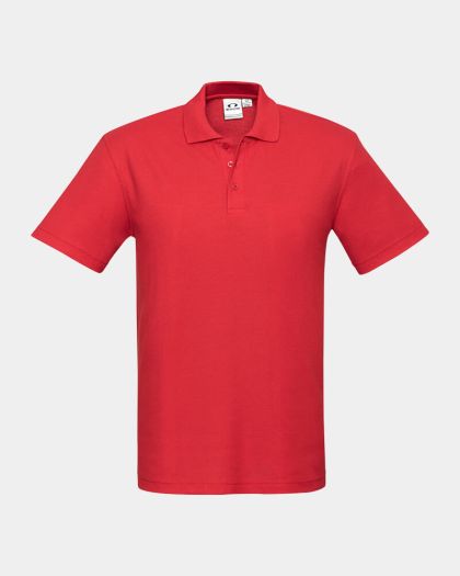 Biz Collection Crew Polo - Red