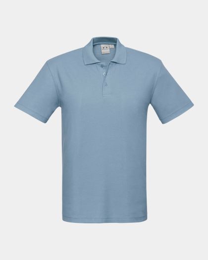 Biz Collection Crew Polo - Spring Blue