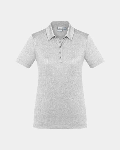 Biz Collection Women’s Aero Polo - Silver