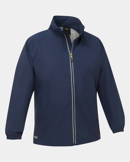 Bisley Packable Lightweight Ripstop Rain Jacket - Navy