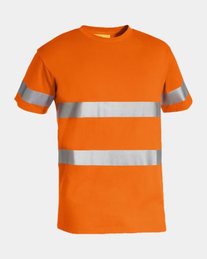 Bisley 3M Taped Hi Vis Cotton T-Shirt - Orange