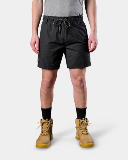 FXD WS-7 Elastic Waist Utility Work Shorts - Black