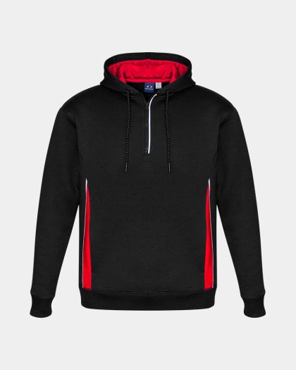 Biz Collection Renegade Hoodie - Black/Red/Silver