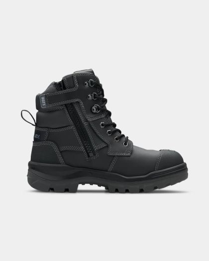 Blundstone RotoFlex 8071 High Zip Sided Safety Boot - Black