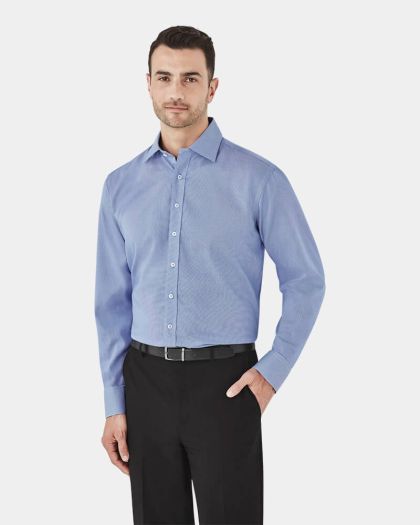 Boulevard Hudson Long Sleeve Shirt - Patriot Blue