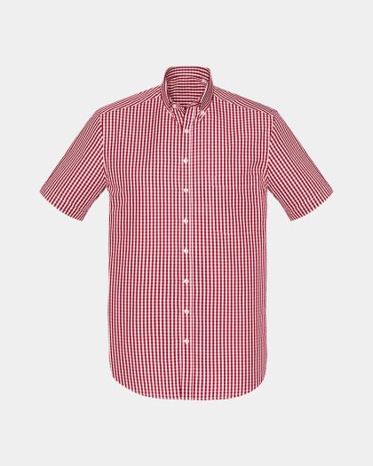 Boulevard Springfield Short Sleeve Shirt - Cardinal Red