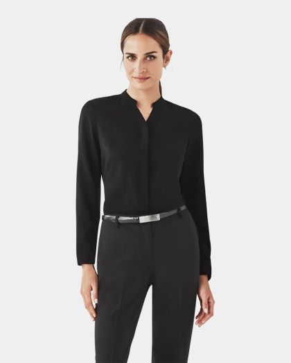 Boulevard Women's Juliette Plain Blouse - Black