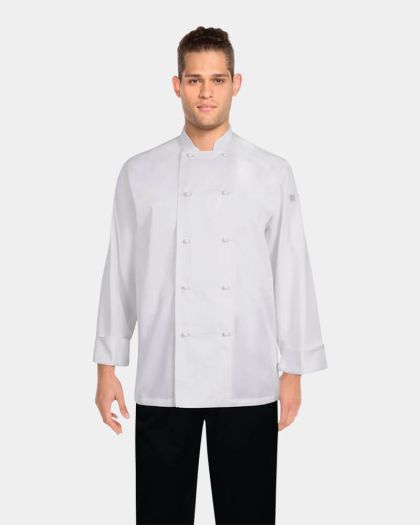 Chef Works Murray White Basic Chef Jacket - White
