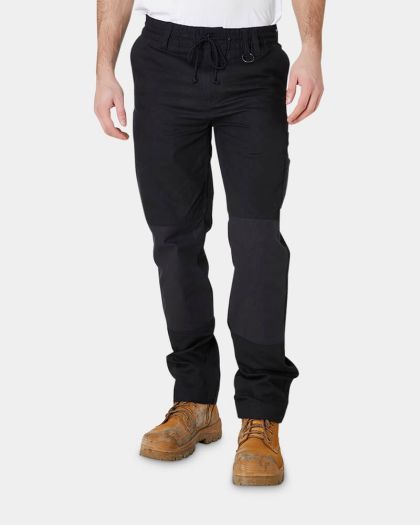 Elwood Elastic Waist Pant - Black