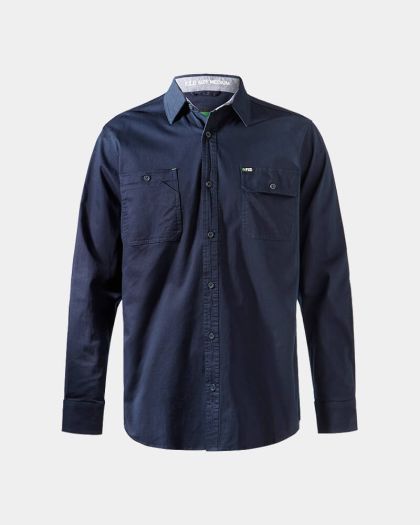 FXD LSH-1 Long Sleeve Work Shirt - Navy
