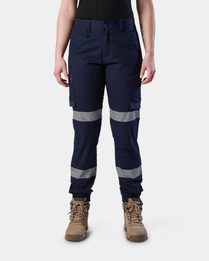 FXD Women's WP-8WT Cargo Cuffed Taped Work Pant - Navy