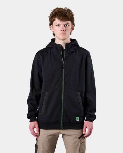 FXD WF-3 Bonded Zip Hoodie - Black