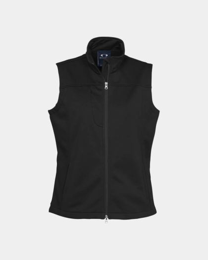 Biz Collection Women's Soft Shell Vest - Black