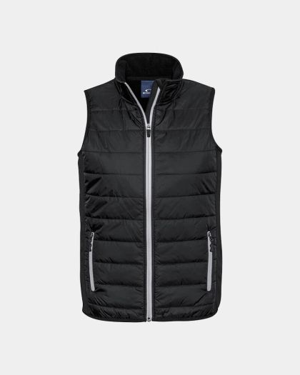 Biz Collection Stealth Tech Vest - Black/Silver Grey