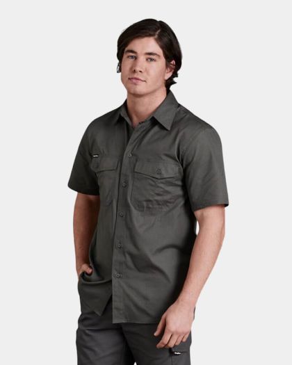 King Gee Workcool 2 Short Sleeve Shirt - Green