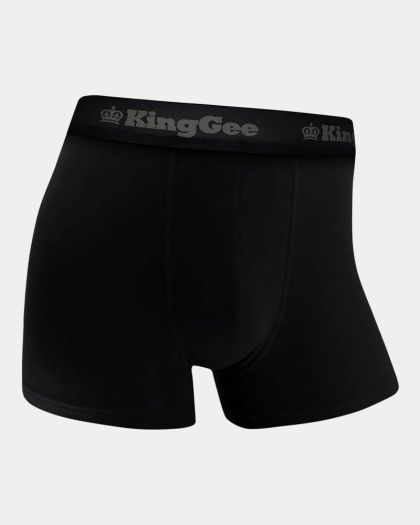 King Gee Bamboo Work Trunk - 3 Pack - Black