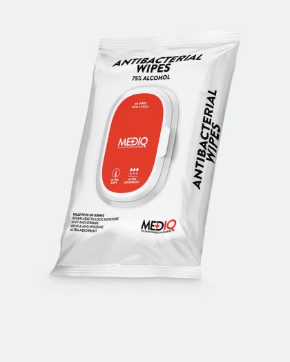 Mediq Antibacterial Wipes - 80 Pack