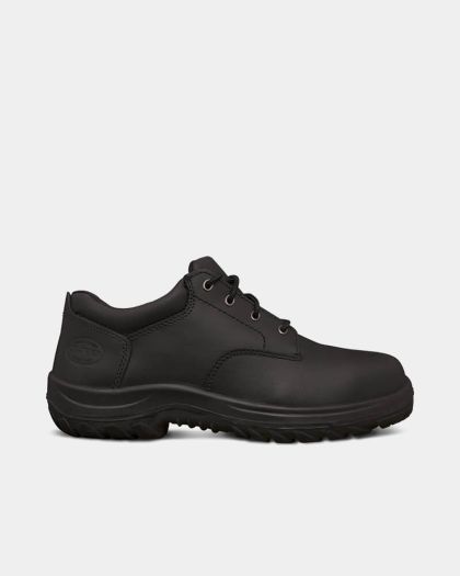 Oliver Lace Up Derby Safety Shoe - Black