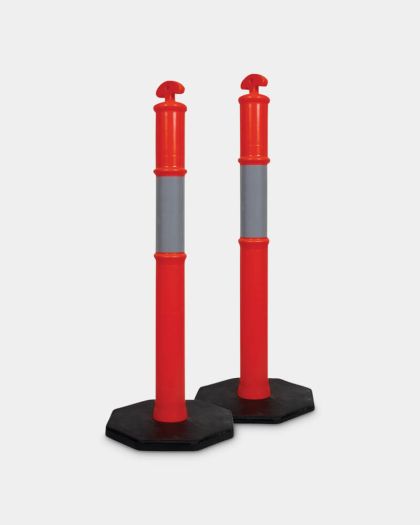 Pro Choice 6kg Orange Hi Vis Bollard and Base