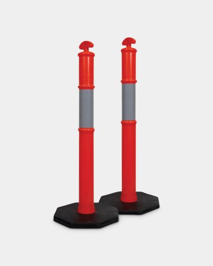 Pro Choice 8kg Orange Hi Vis Bollard and Base