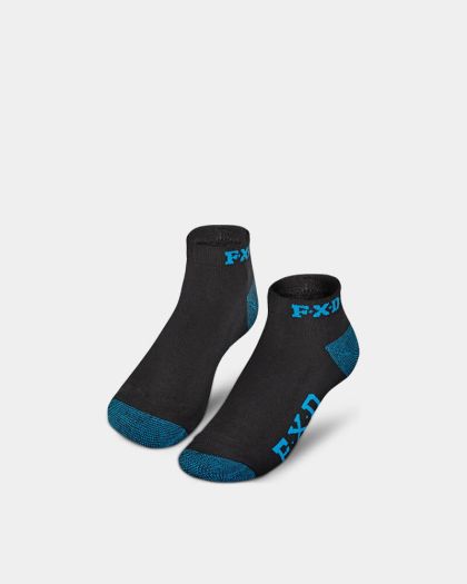 FXD SK-3 Ankle Work Socks - 5 Pack - Black