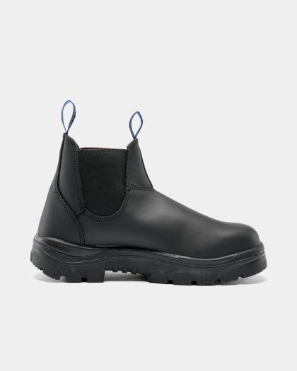 Steel Blue Hobart Pull Up Safety Boot - Black