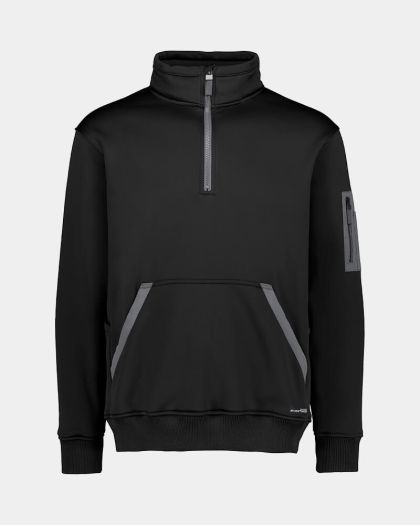 Syzmik Streetworx Water Resistant 1/4 Zip Pullover - Black