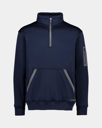Syzmik Streetworx Water Resistant 1/4 Zip Pullover - Navy