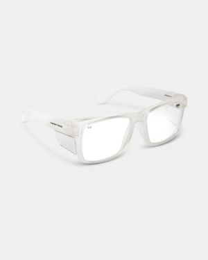 Pro Choice Frontside Safety Glasses - Clear Lens + Clear Frame