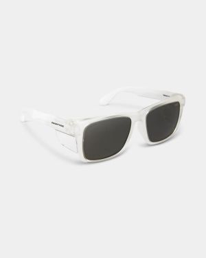 Pro Choice Frontside Safety Glasses - Smoke Lens + Clear Frame