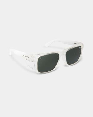 Pro Choice Frontside Polarised Glasses - Smoke Lens + Clear Frame