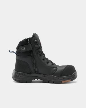 Steel Blue Torquay Zip Sided Safety Boot