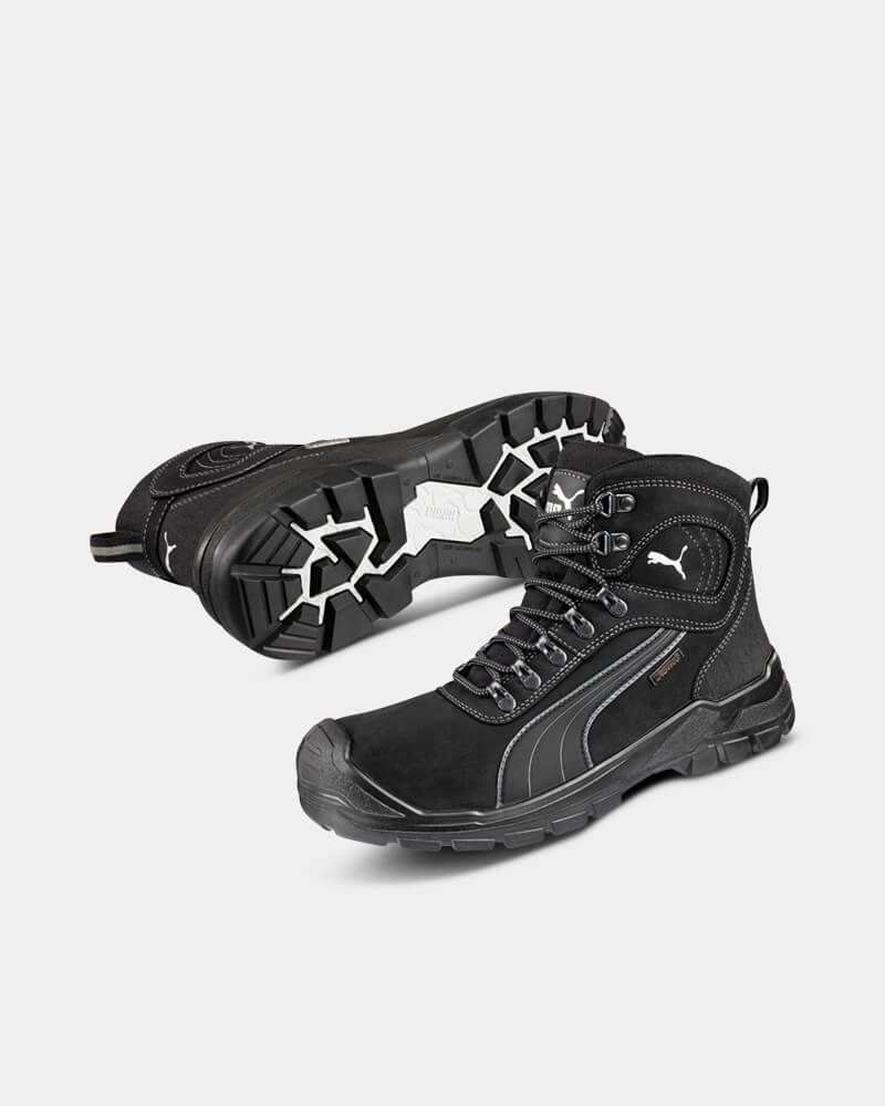 Puma Sierra Nevada Waterproof Zip Sided Safety Boot Black