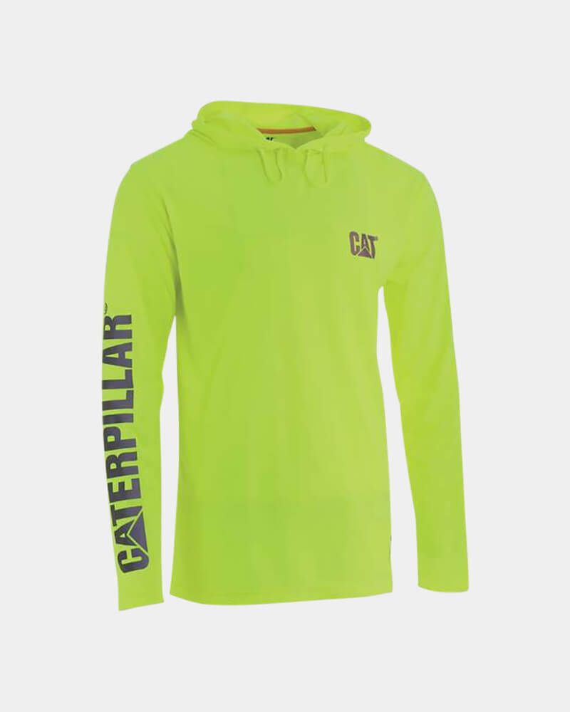 CAT Hi-Vis UPF Hooded Banner Tee
