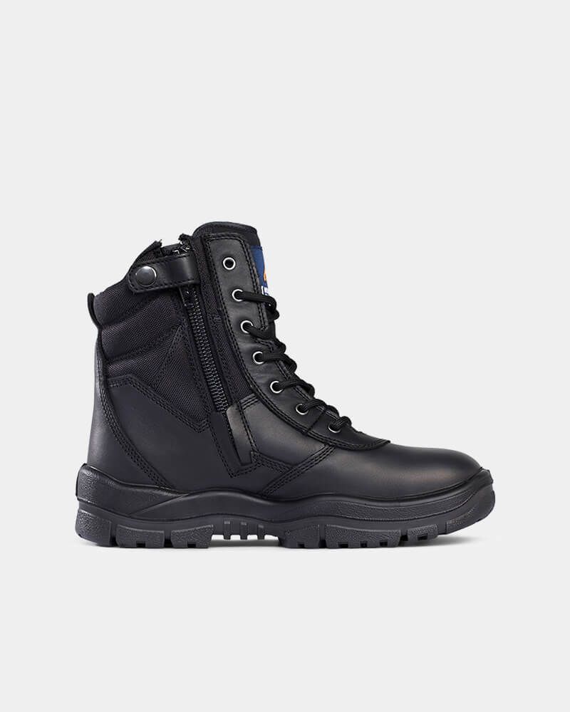 Mongrel High Leg ZipSider Boot Black