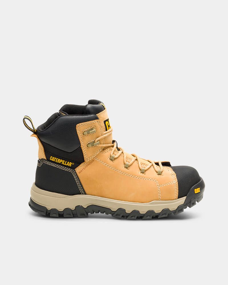 CAT Threshold Waterproof + Zip Safety Boot