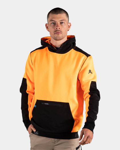 Orange Hi Vis Hoodie Stay Warm with Our Safety Orange Zip Up Hoodie